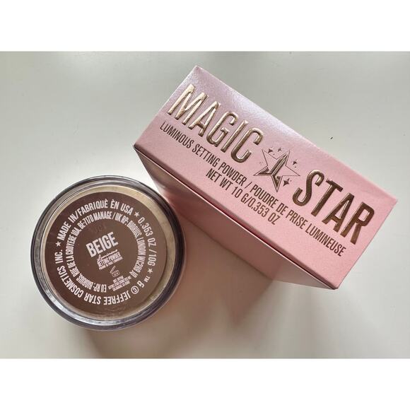 JEFFREE STAR Magic Star Luminous Setting Powder Beige - NEW IN BOX - Picture 2 of 2